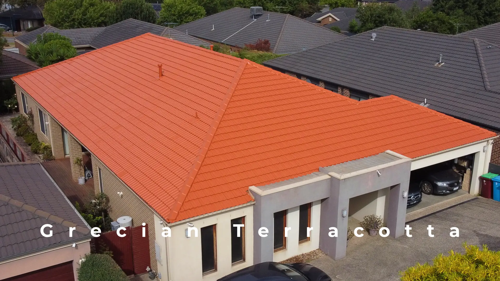Grecian Terracotta roof repair and restoration in Melbourne.